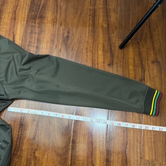 LRG Lifted Research Group Track Jacket Rasta Vintage Size Large - Picture 10 of 10
